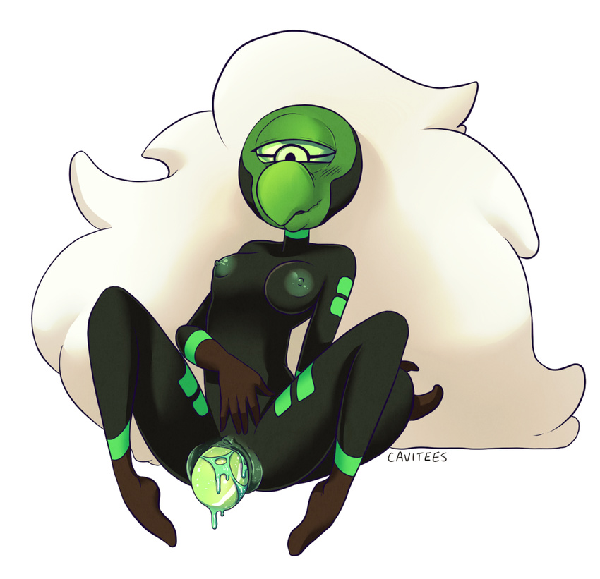 1_eye alien beak bluhs breasts cartoon_network cavitees centipeetle female gem_(species) hair humanoid monstrous_humanoid nipples oviposition pussy smile steven_universe white_hair