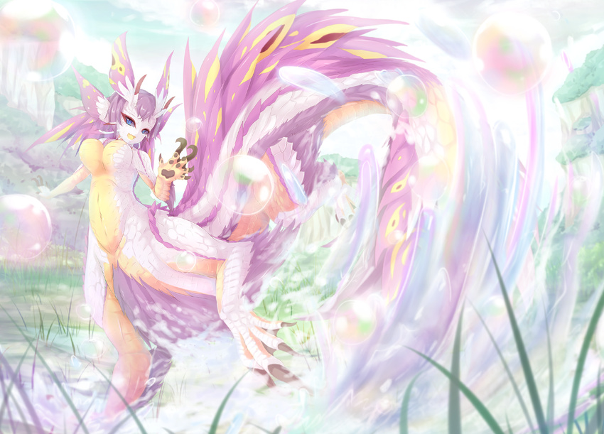 breasts dragon_girl dunceneygak large_breasts mizutsune monster_girl monster_hunter monster_hunter_generations