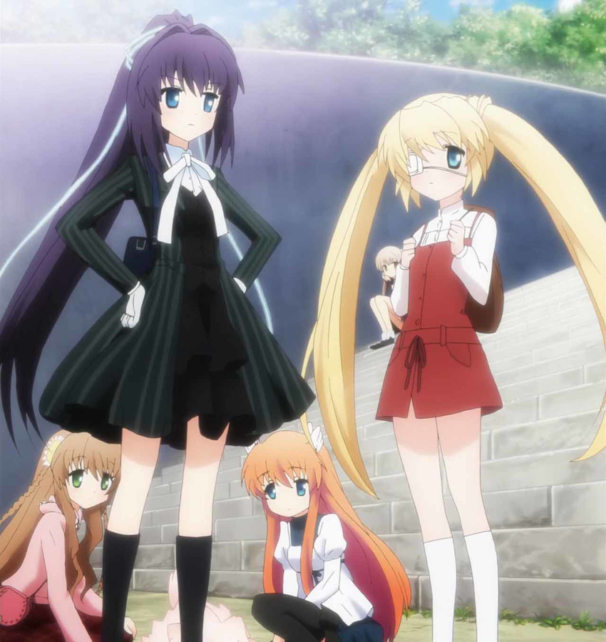 highres kanbe_kotori konohana_lucia multiple_girls nakatsu_shizuru ootori_chihaya rewrite screencap senri_akane