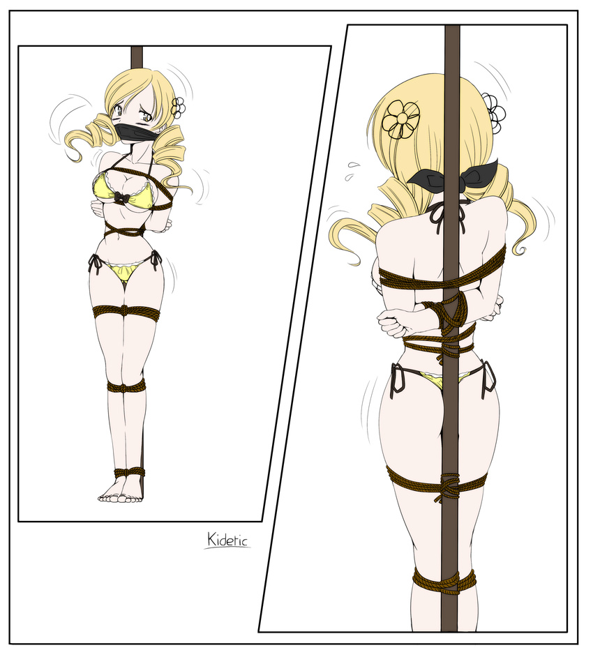 bdsm bondage kidetic mahou_shoujo_madoka_magica rope tomoe_mami