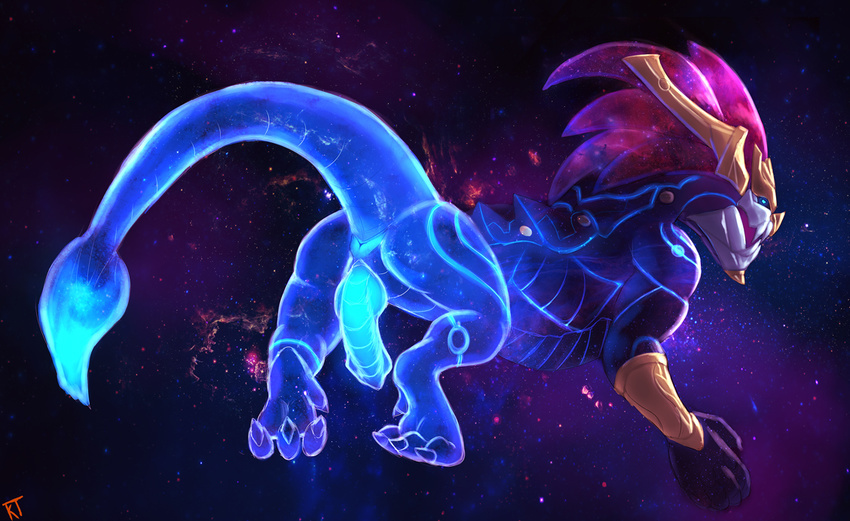 2016 anus aurelion_sol_(lol) claws dragon eastern_dragon erection klent league_of_legends male nude penis solo space star video_games