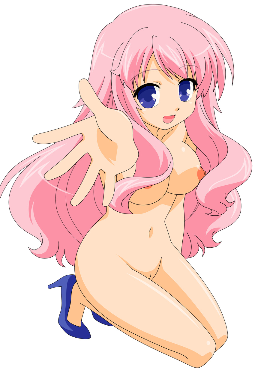 baka_to_test_to_shoukanjuu erect_nipples himeji_mizuki naked nipples no_bra nopan vector_trace