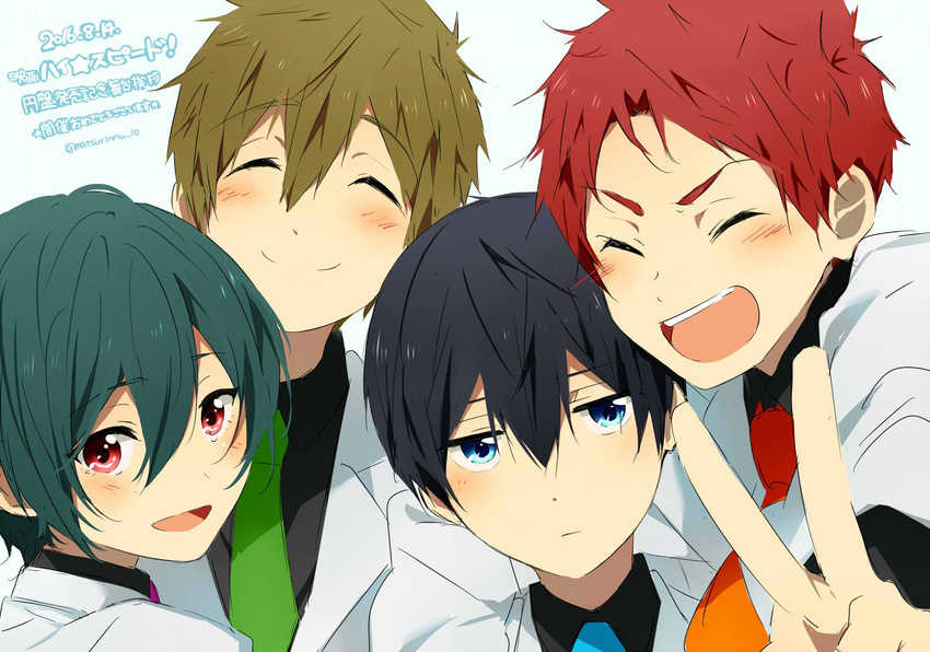 free! high_speed! kirishima_ikuya male matsurinnu nanase_haruka shiina_asahi tachibana_makoto