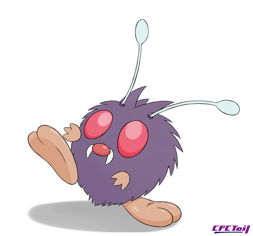 arthropod cpctail feral insect male nintendo paws pok&eacute;mon simple_background solo venonat video_games white_background