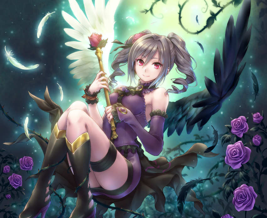 heels kanzaki_ranko the_idolm@ster the_idolm@ster_cinderella_girls toshi wings