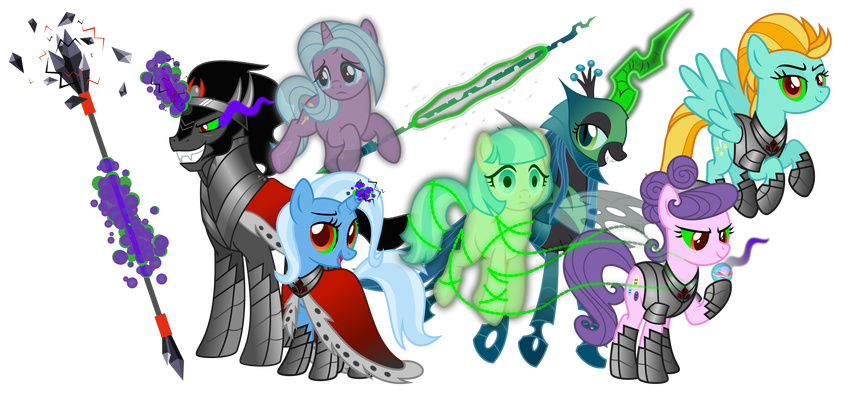 alternate_timeline changeling coco_pommel_(mlp) equine friendship_is_magic ggalleonalliance ghost horn horse king_sombra_(mlp) knight lightning_dust_(mlp) magic_user mammal melee_weapon my_little_pony osipush pegasus pony queen_chrysalis_(mlp) radiant_hope_(mlp) spirit staff starlight_glimmer_(mlp) suri_polomare_(mlp) trixie_(mlp) unicorn vector weapon wings