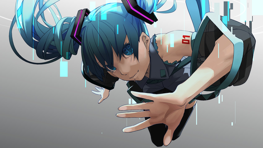 hatsune_miku miya-ki_(miya_key) tagme tattoo vocaloid