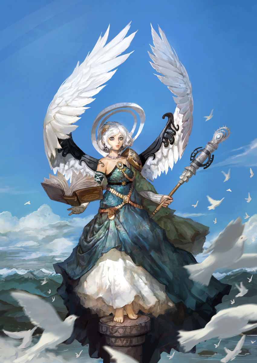 angel dress shaonav weapon wings