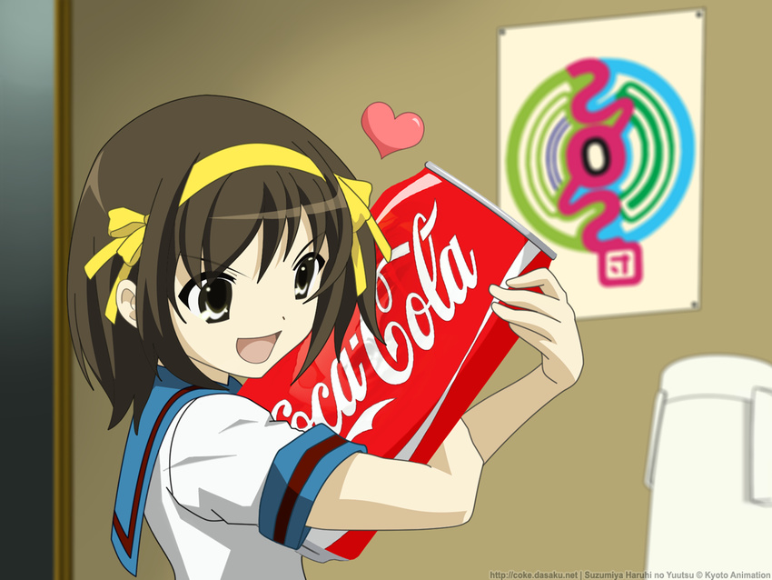 coca_cola coke suzumiya_haruhi suzumiya_haruhi_no_yuuutsu tagme