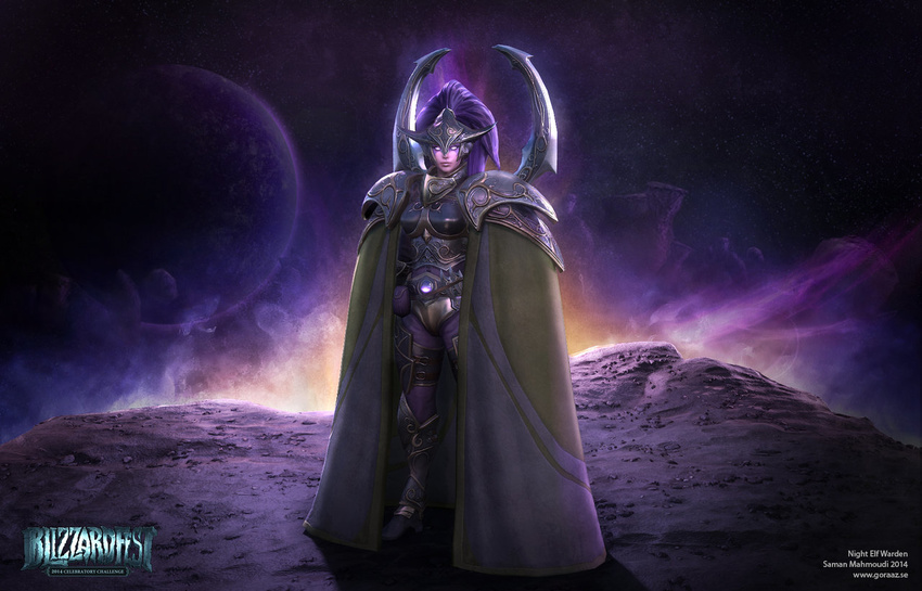 blizzard full_body heroes_of_the_storm night_elf night_elf_warden warcraft world_of_warcraft