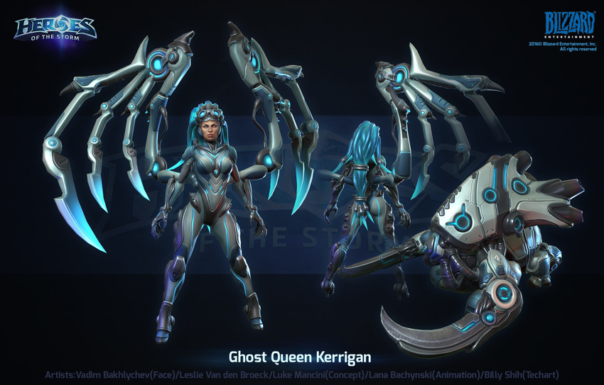 blizzard full_body heroes_of_the_storm sarah_kerrigan starcraft