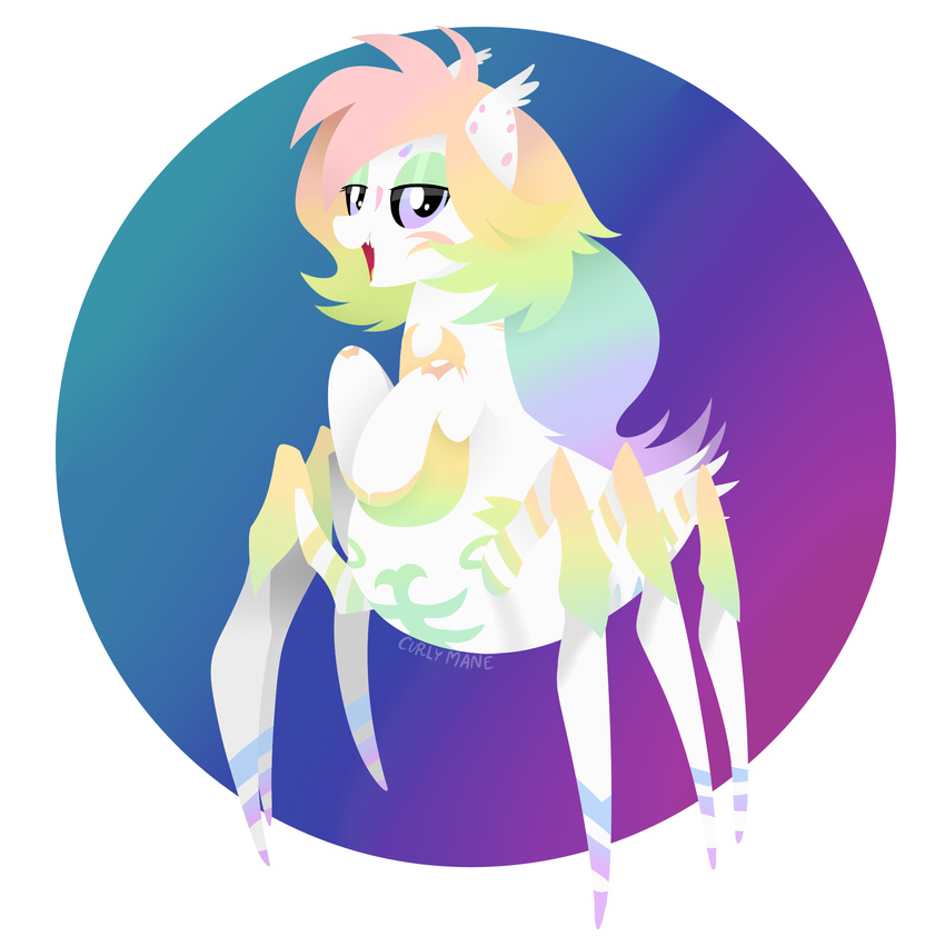 2016 arachnid arthropod drider equine fan_character female horse hybrid mammal my_little_pony pony prism_heart solo spider va1ly