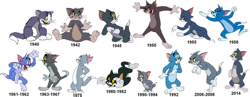 anthro cat feline hanna-barbera mammal metro-goldwyn-mayer mgm scared smile tom tom_(tom_&amp;_jerry) tom_and_jerry