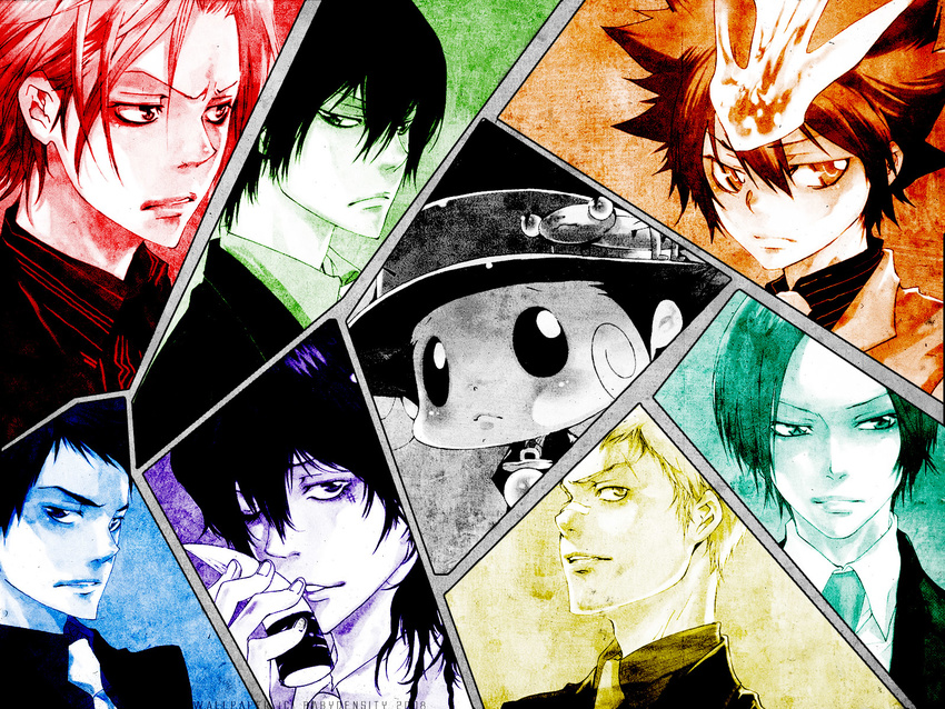 gokudera_hayato hibari_kyouya katekyou_hitman_reborn lambo reborn rokudo_mukuro sasagawa_ryohei sawada_tsunayoshi yamamoto_takeshi