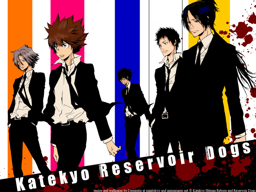 gokudera_hayato hibari_kyouya katekyou_hitman_reborn reborn rokudou_mukuro sawada_tsunayoshi yamamoto_takeshi