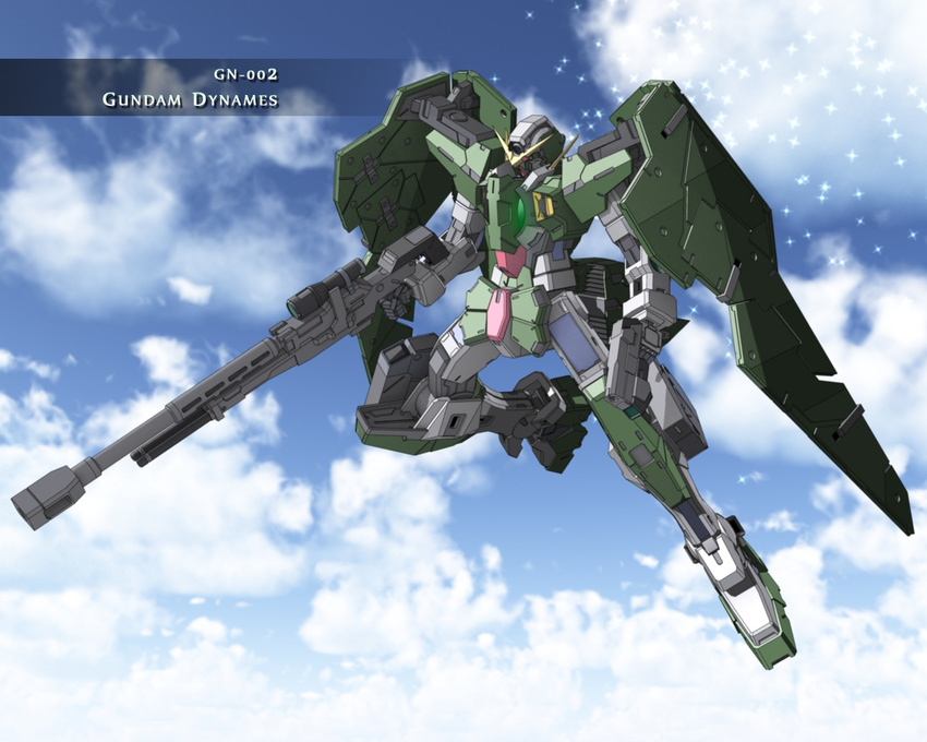 gundam gundam_00 gundam_dynames helmet machinery mecha no_humans weapon zefai