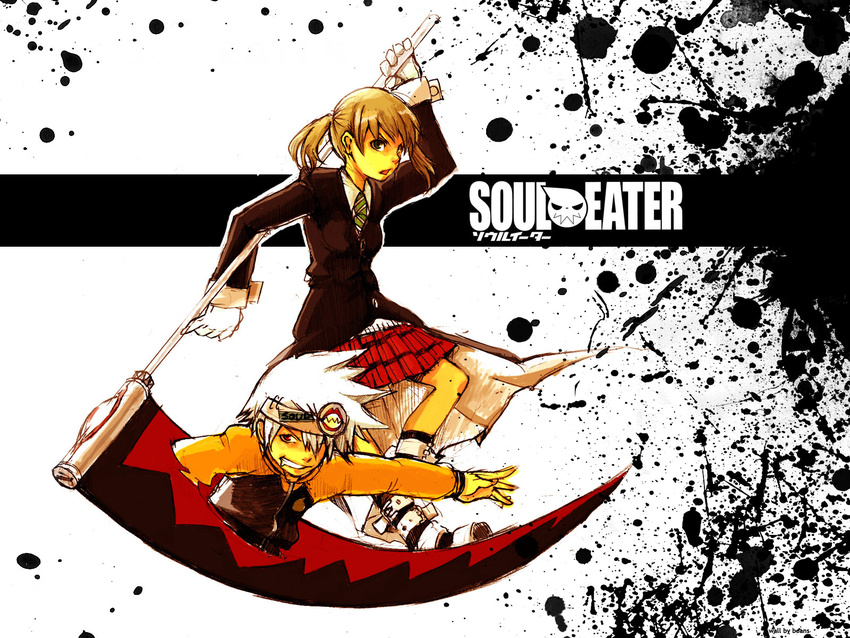 maka_albarn soul_eater soul_eater_evans tagme tagme_(artist)