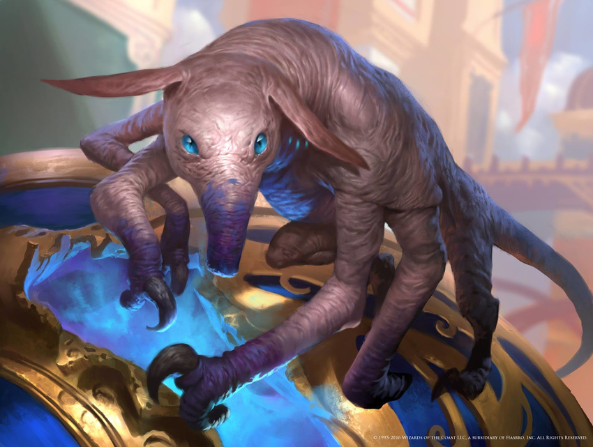 ambiguous_gender claws feral glowing gremlin lius_lasahido looking_at_viewer magic_the_gathering mammal multi_arm multi_limb official_art solo trunk