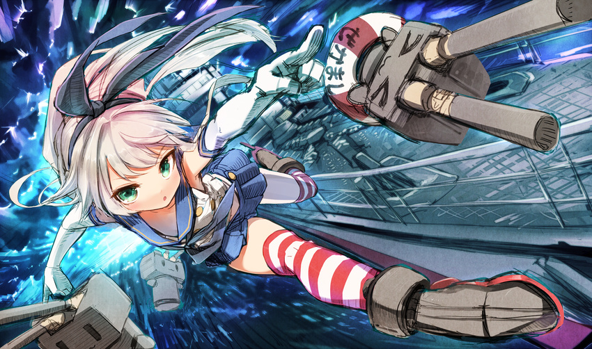 kantai_collection kurobuta_gekkan rensouhou-chan shimakaze_(kancolle) thighhighs