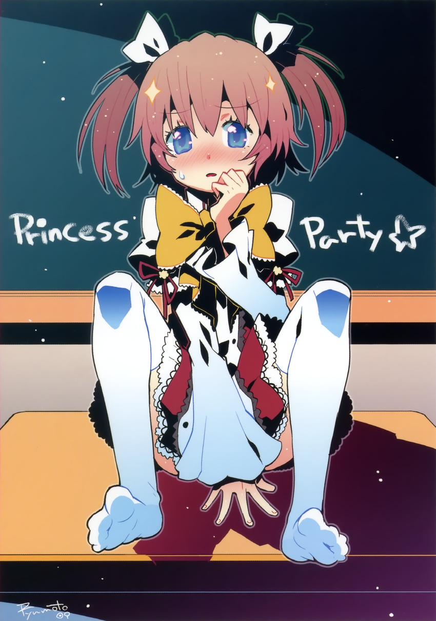 hakuouin_ayaka hamamoto_ryuusuke princess_party tagme thigh-highs