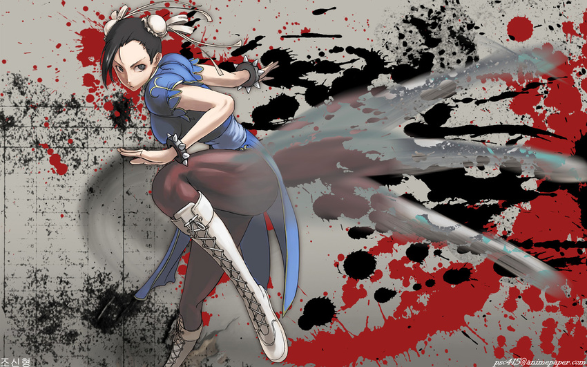 chun-li kick street_fighter tagme widescreen