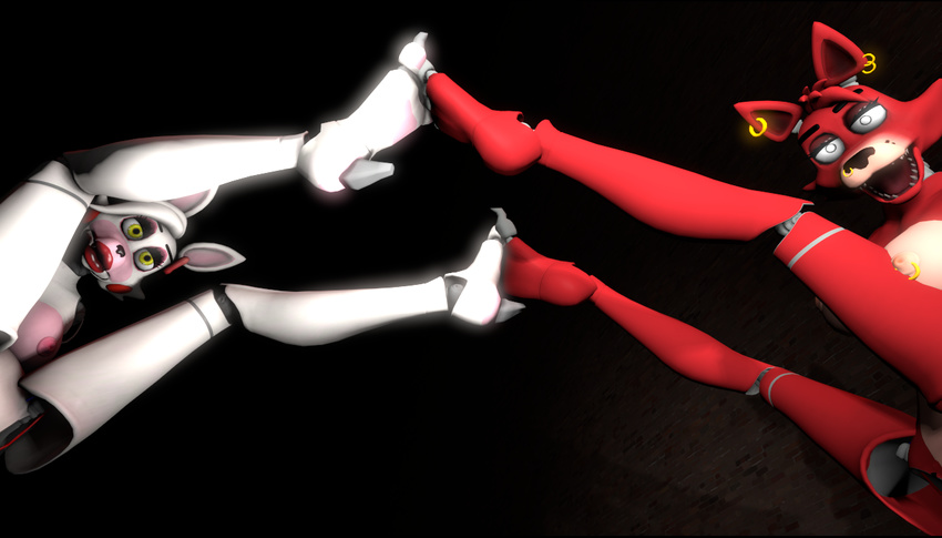 claws feet five_nights_at_freddy five_nights_at_freddy's foxy hawkvally interlock mangle paws toes video_games