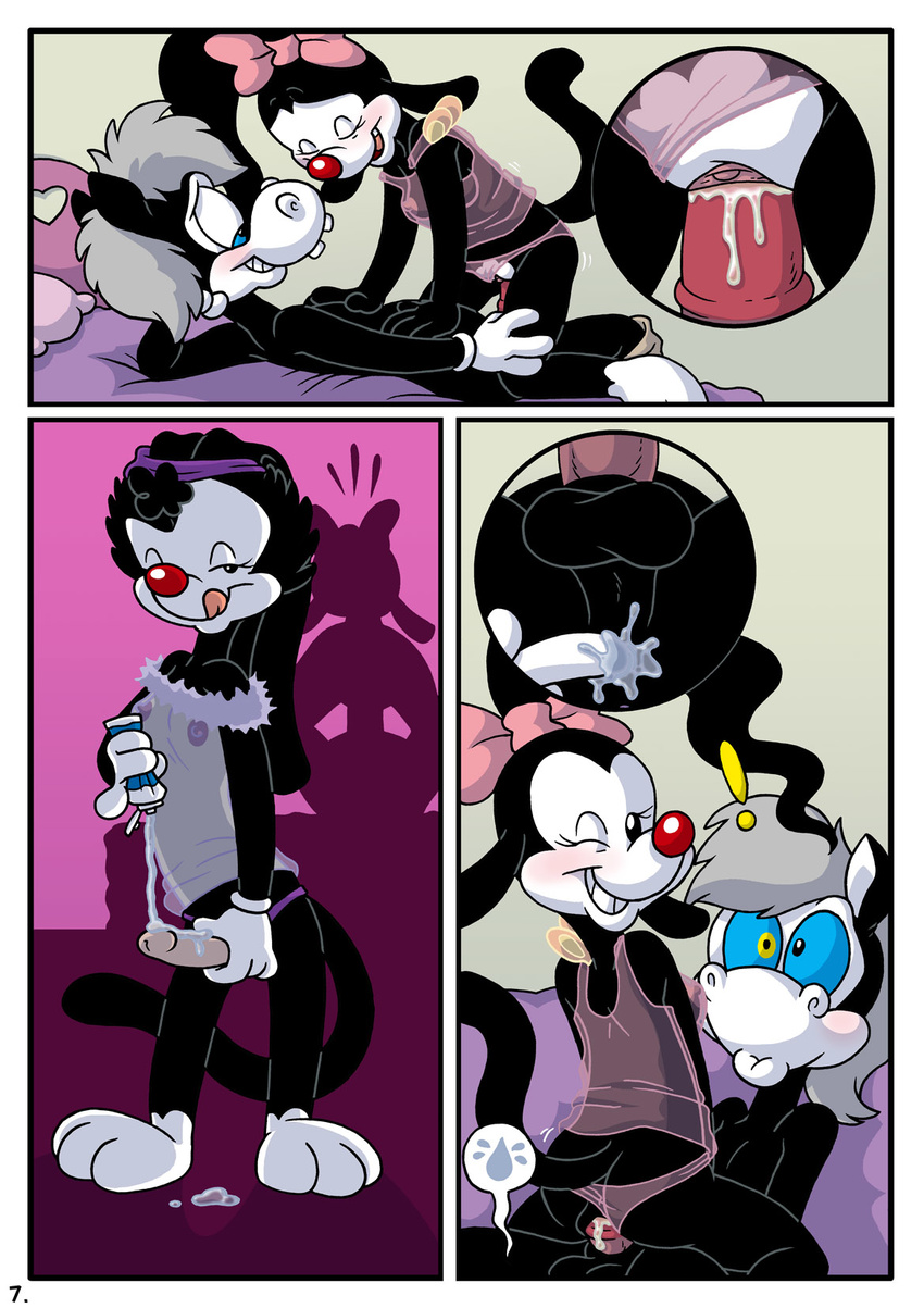 animaniacs comic dildo dot_warner equine female horse invalid_tag mammal pussy sex_toy strapon