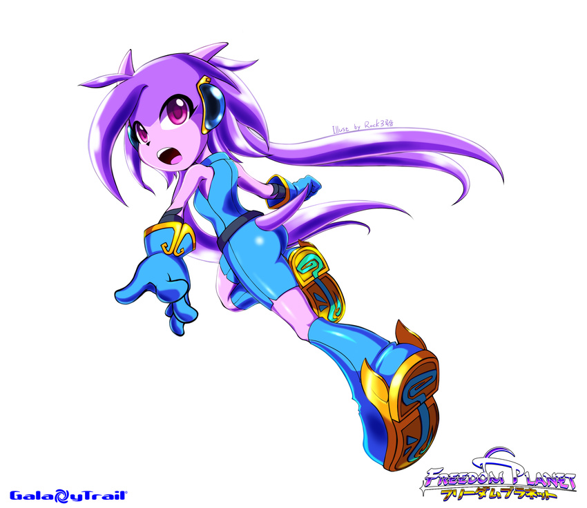 anrock3 anthro boots breasts clothed clothing female footwear freedom_planet gloves hair purple_hair sash_lilac simple_background solo video_games white_background