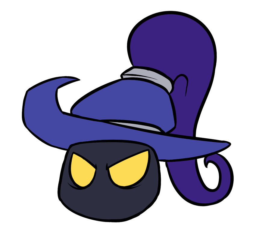2015 alpha_channel anthro big_eyes big_head black_fur blue_clothing colored cute digital_drawing_(artwork) digital_media_(artwork) empty_eyes flat_colors front_view fur hat headshot_portrait league_of_legends magic_user male mammal mouthless noseless portrait riot_games simple_background solo transparent_background veigar veigar-chan video_games wizard_hat yellow_eyes yordle