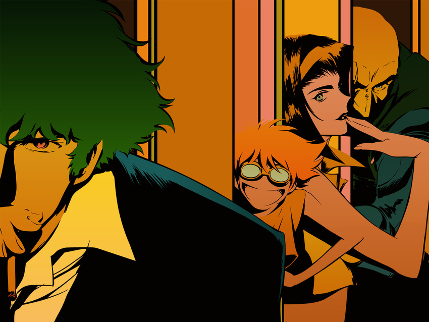 cowboy_bebop ein faye_valentine jet_black polychromatic spike_spiegel