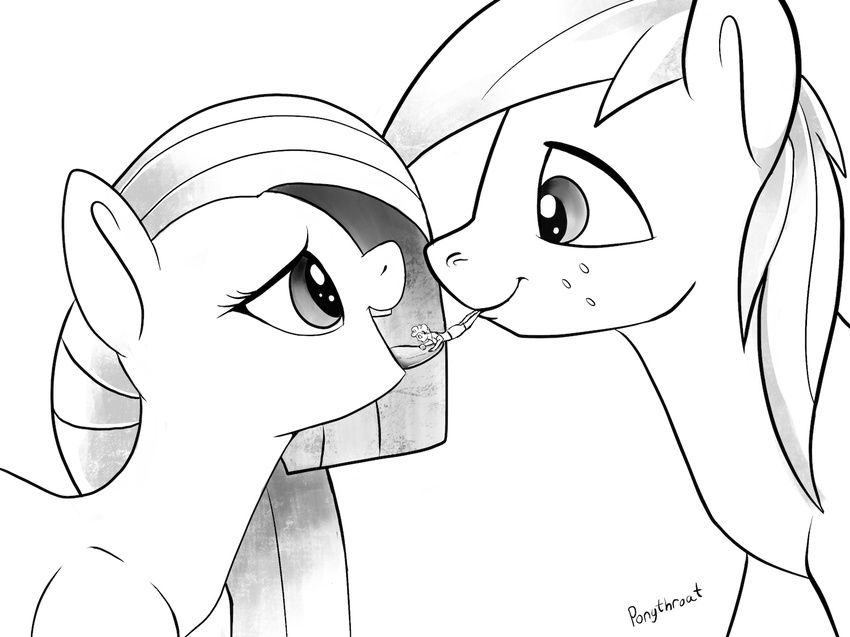 2016 big_macintosh_(mlp) duo earth_pony equine eye_contact female feral freckles friendship_is_magic hair horse mammal marble_pie_(mlp) my_little_pony open_mouth pony ponythroat tongue tongue_out vore