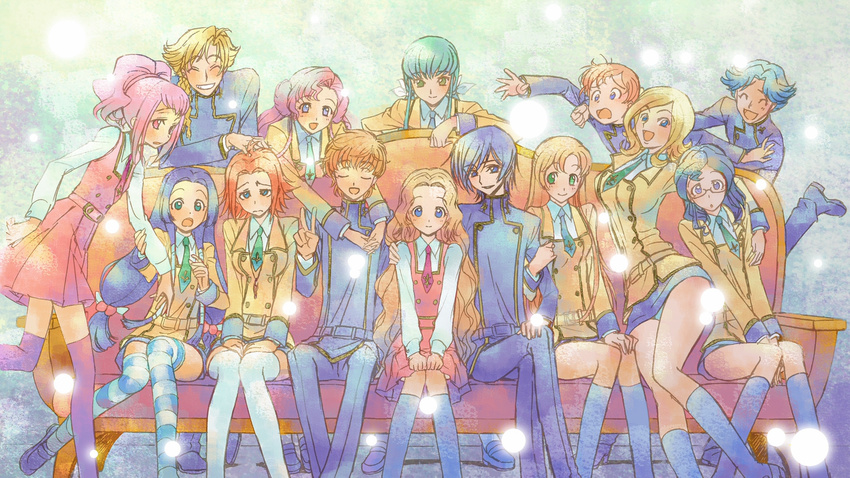 anya_alstreim cc code_geass euphemia_li_britannia gino_weinberg kallen_stadtfeld kururugi_suzaku lelouch_lamperouge millay_ashford nina_einstein nunnally_lamperouge rivalz_cardemonde rollo_lamperouge shirley_fenette sumeragi_kaguya