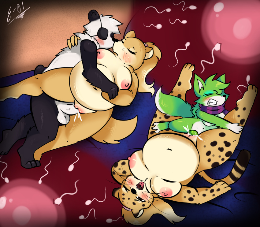 anthro areola balls bear benjamin_clawhauser big_breasts black_body black_nose blush bodily_fluids breasts canid canine canis cheetah class_zero crossgender cum cum_in_pussy cum_inside digital_media_(artwork) disney domestic_dog duo e-01 erection felid feline female female_penetrated fur genital_fluids genitals giant_panda green_body green_fur gynomorph gynomorph/female gynomorph_penetrating hair hi_res impregnation intersex intersex/female intersex_penetrating intersex_penetrating_female male male/female male_penetrating male_penetrating_female mammal mtf_crossgender multicolored_body multicolored_fur nipples nude ovum penetration penile penis pussy sex shiba_inu simple_background sperm_cell spitz stiban_(character) two_tone_body two_tone_fur vaginal vaginal_penetration white_body white_fur wolf zero_one zootopia