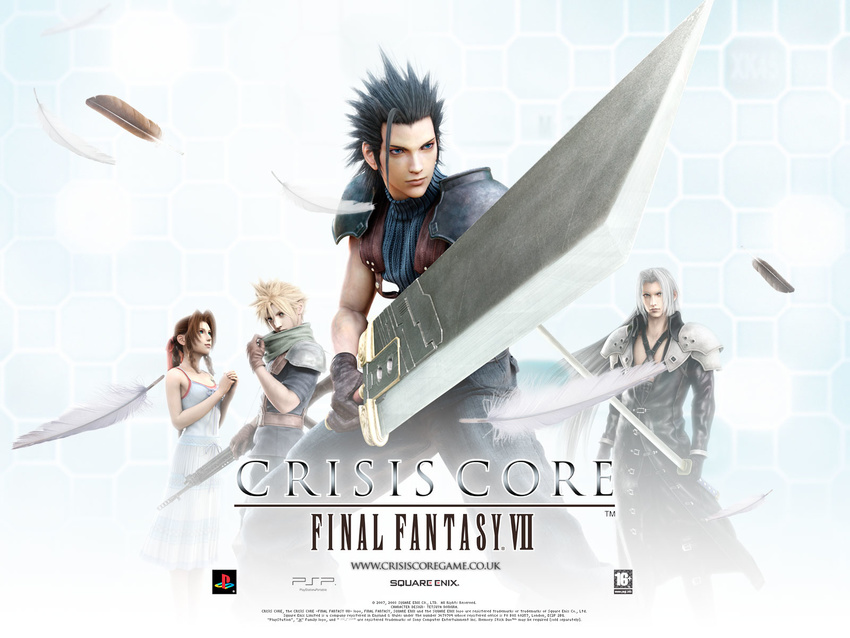 aeris_gainsborough cloud_strife crisis_core_final_fantasy_vii final_fantasy final_fantasy_vii sephiroth zack_fair