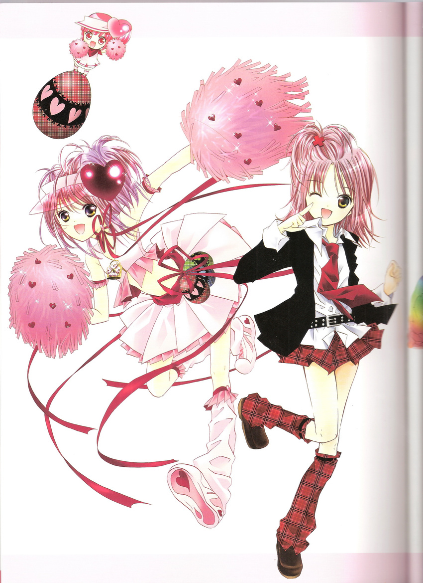 amulet_heart binding_discoloration hinamori_amu peach-pit ran seifuku shugo_chara