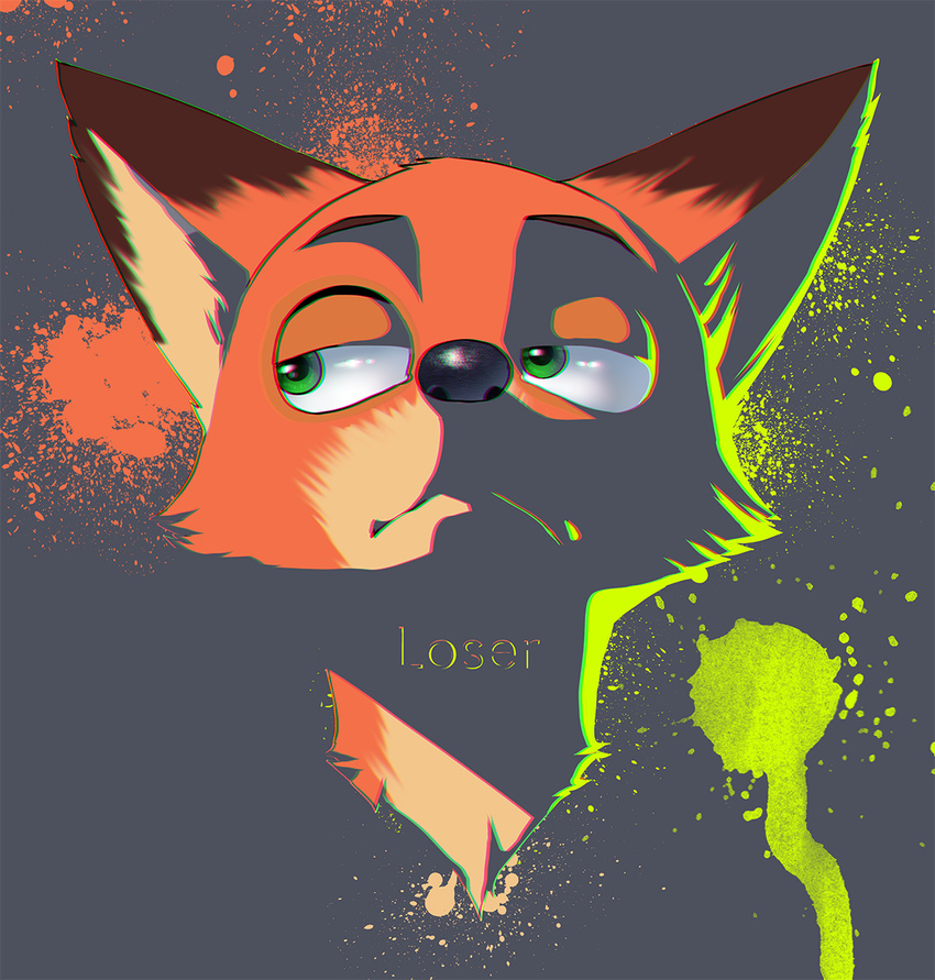 anthro canine disney fox male mammal nick_wilde raizinndx zootopia