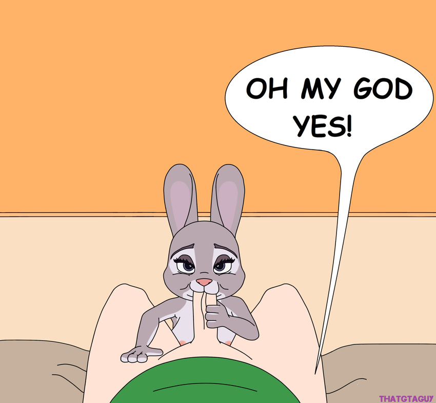 anthro bed bestiality big_breasts bonnie_hopps breasts clothing disney fellatio female feral handjob human human_on_anthro interspecies lagomorph male mammal mature_female nude oral penis rabbit sex thatgtaguy zootopia