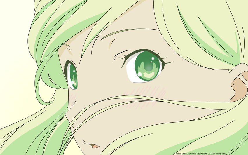 close enomoto_kei green hatsukoi_limited vector