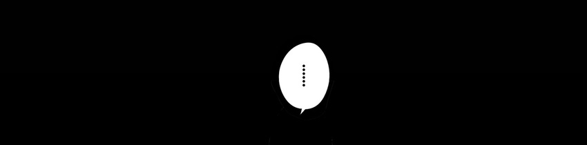 black_background comic greyscale long_image mebae monochrome no_humans original speech_bubble wide_image