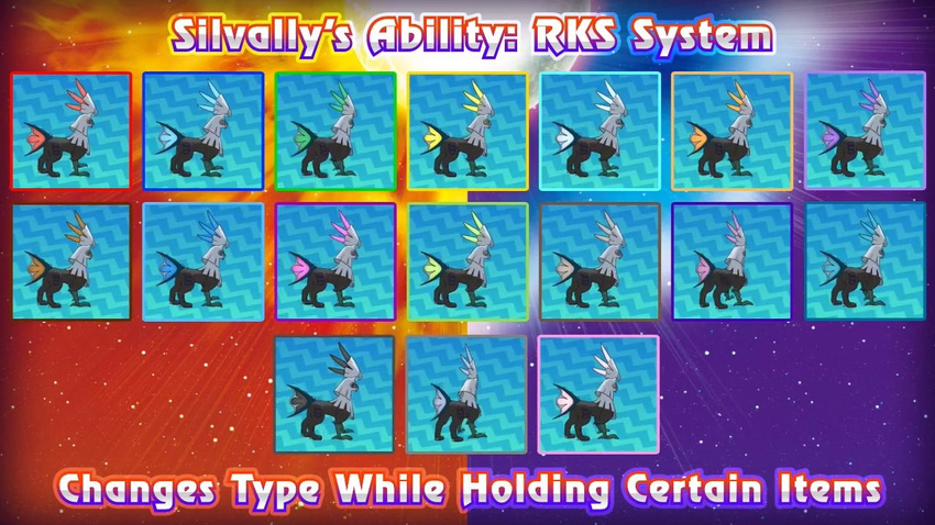 no_humans pokemon pokemon_sm screenshot silvally