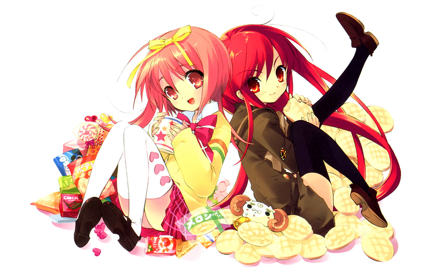 akihime_sumomo crossover nanatsuiro_drops shakugan_no_shana shana white