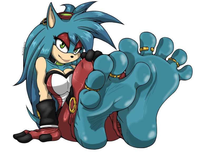 2019 5_toes absurd_res alpha_channel anthro becky_the_hedgehog black_nose clothed clothing dazidentevil digital_media_(artwork) eulipotyphlan eyeshadow eyewear fan_character feet female foot_fetish foot_focus green_eyes hedgehog hi_res humanoid_feet looking_at_viewer makeup mammal ring simple_background soles solo sonic_(series) toe_ring toes transparent_background