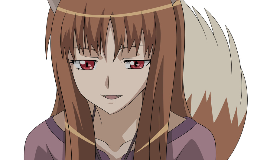 close horo spice_and_wolf transparent vector wolfgirl