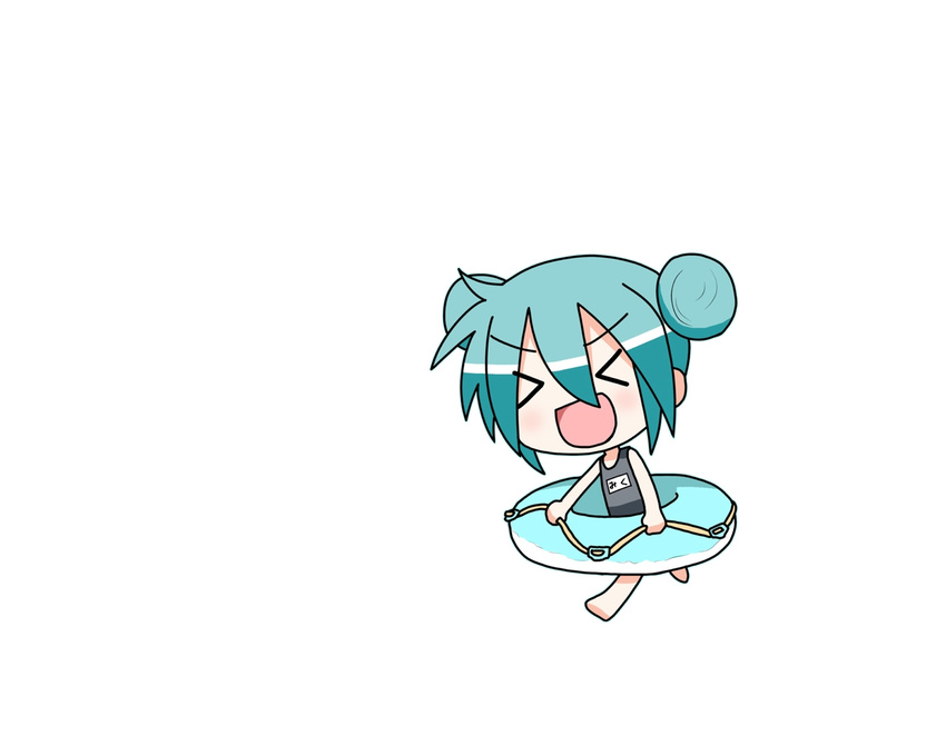 chibi chibi_miku hatsune_miku minami_(artist) vocaloid white