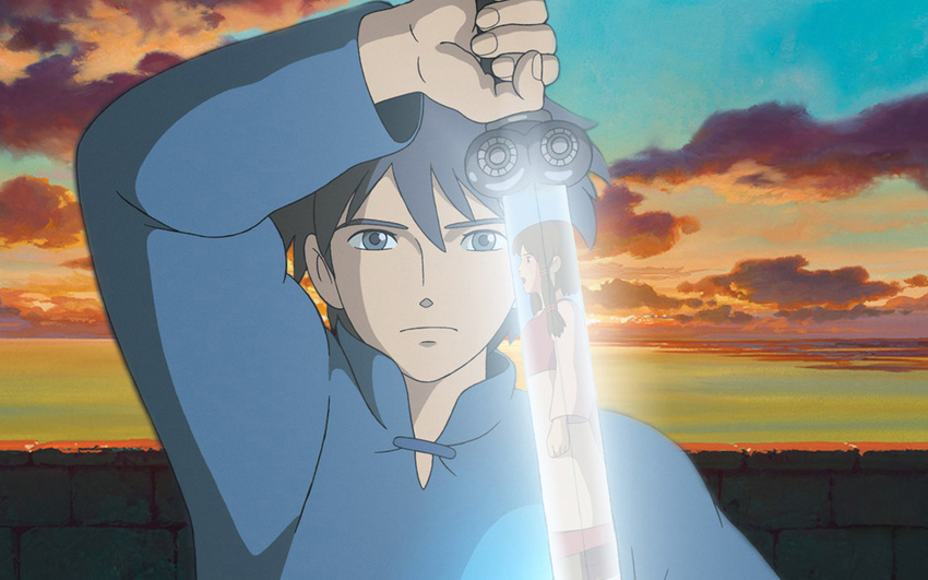 arren close ghibli photoshop sunset sword tales_of_earthsea