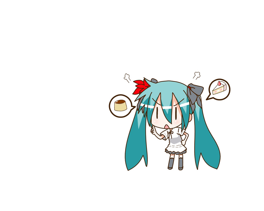 chibi chibi_miku hatsune_miku minami_(artist) vocaloid white world_is_mine_(vocaloid)