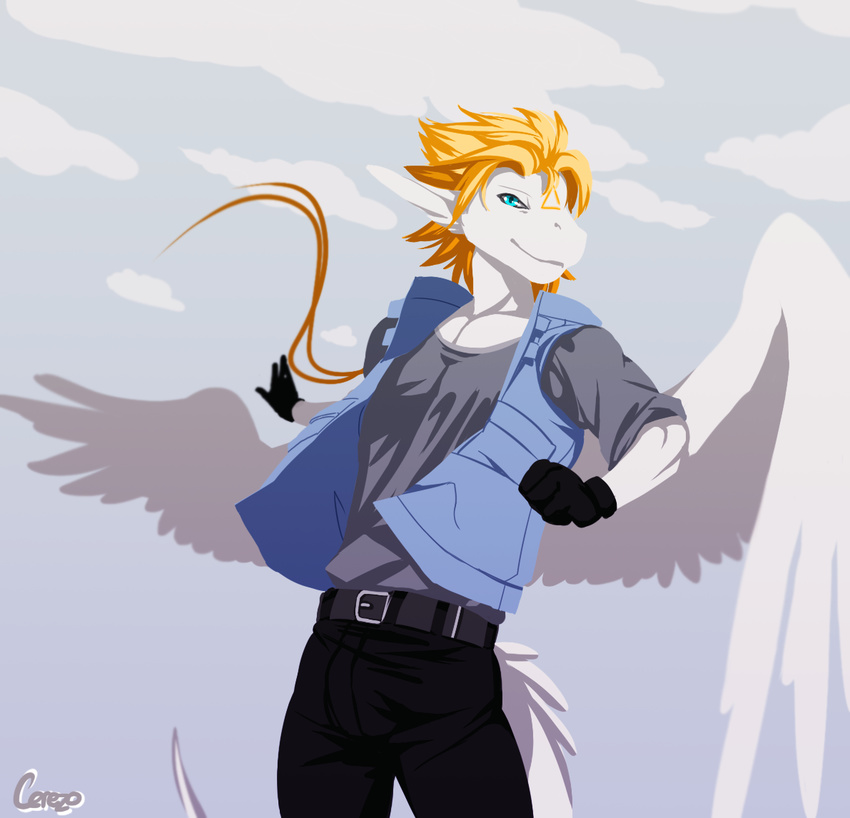 angel_dragon anthro blue_eyes cerezo dragon male solo tagme