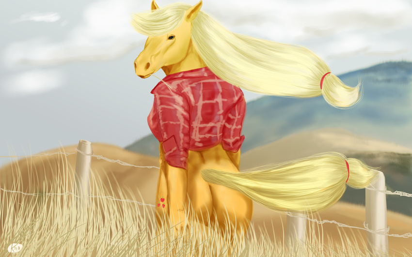 applejack_(mlp) butt by_kanou equine friendship_is_magic horse invalid_color invalid_tag kanoart kanou mammal my_little_pony pony