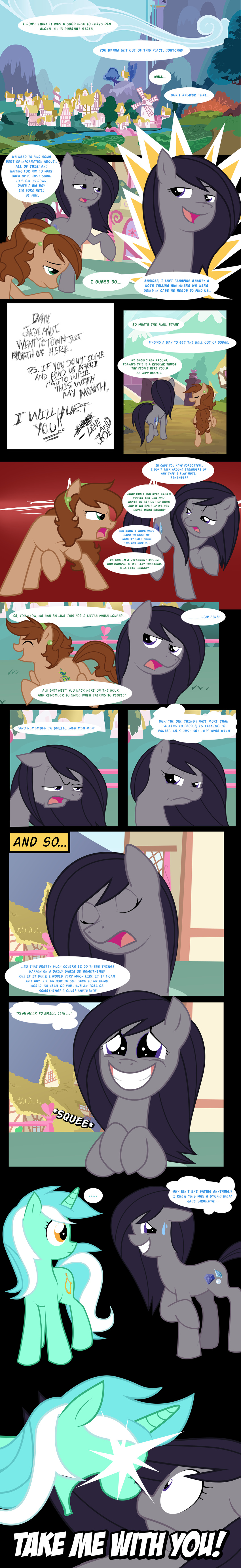 2013 comic dialogue earth_pony english_text equine fan_character female feral friendship_is_magic group horn horse jadedjynx lyra_heartstrings_(mlp) mammal my_little_pony pony ponyville text unicorn