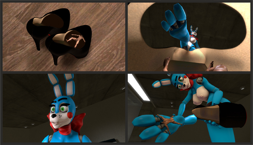 clothing dirty feet five_nights_at_freddy five_nights_at_freddy's footwear hawkvally high_heels marco paws shoes toes toy_bonnie video_games